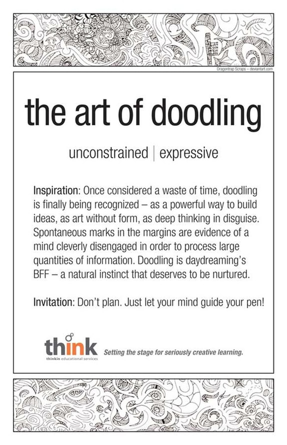 thinkined.com the art of doodling